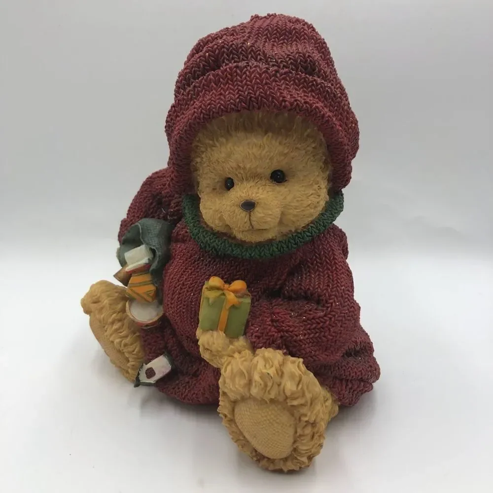 Vintage 2002 Don Mechanic Enterprises Rare Christmas Bear Figurine Tabletop